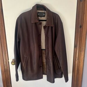 Men's Beardmore Brown Leather Jacket